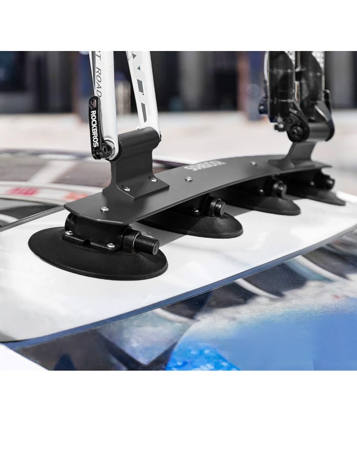 Rockbros XP1002 Suction Cup Roof Rack for 2 Bikes - Black Rockbros XP1002 Suction Cup Roof Rack for 2 Bikes - Black
