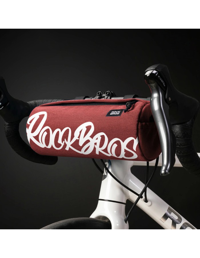 Rockbros G005 Flash Journey Handlebar Bike Bag 2L - Red Rockbros G005 Flash Journey Handlebar Bike Bag 2L - Red