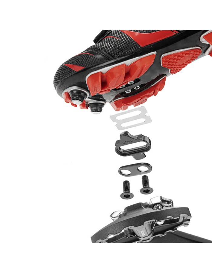 Rockbros M108 Nylon Half-Lock Double-Sided Bicycle Pedals - Black