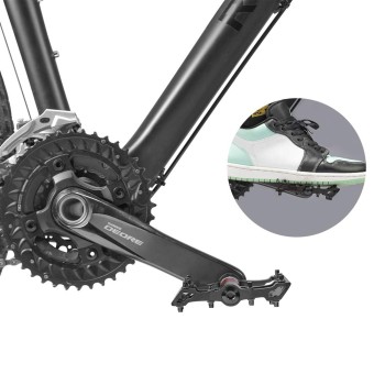 Rockbros 2020-12BBK Platform Aluminum Bicycle Pedals - Black