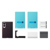 Samsung Carbon Magnet Case for Samsung Galaxy Z Fold 8 compatible with MagSafe + 2 anti-reflective films - red