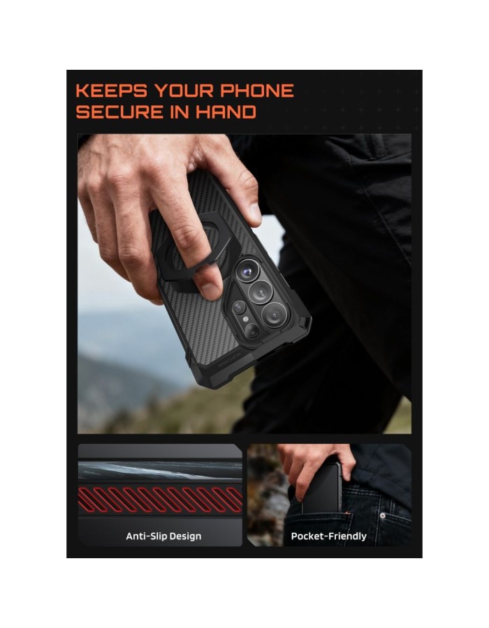 Supcase UB Grip Mag MagSafe Case for Samsung Galaxy S26 Ultra - Black Supcase UB Grip Mag MagSafe Case for Samsung Galaxy S26 Ultra - Black