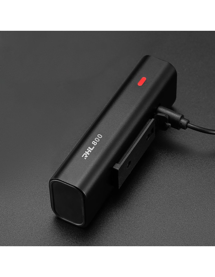 Rockbros 24710012001 front bicycle light 800 lm + USB-C - USB-A cable - black Rockbros 24710012001 front bicycle light 800 lm + USB-C - USB-A cable - black