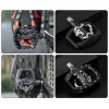 Rockbros PD303 Half-Lock Platform Bicycle Pedals - Black