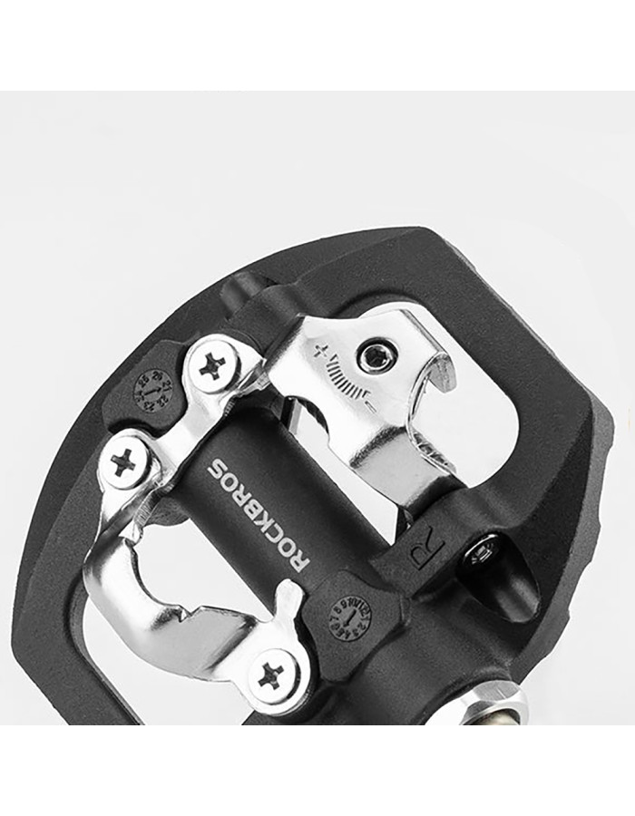 Rockbros M108 Nylon Half-Lock Double-Sided Bicycle Pedals - Black