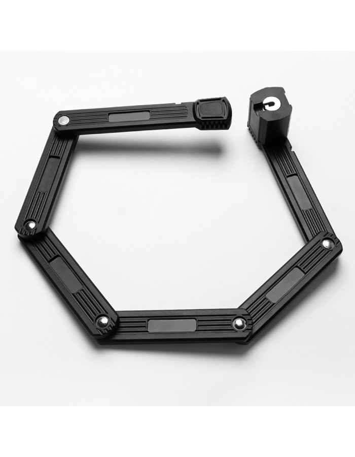 Rockbros LKXR2010 Folding Bike Lock with Key - Black