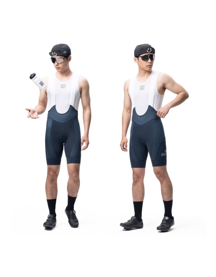 Rockbros YDDK009 Men's Cycling Bib Shorts with Pad Size M - Dark Blue Rockbros YDDK009 Men's Cycling Bib Shorts with Pad Size M - Dark Blue