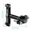 Rockbros KS-416 Adjustable Aluminum Bottle Cage Adapter - Black