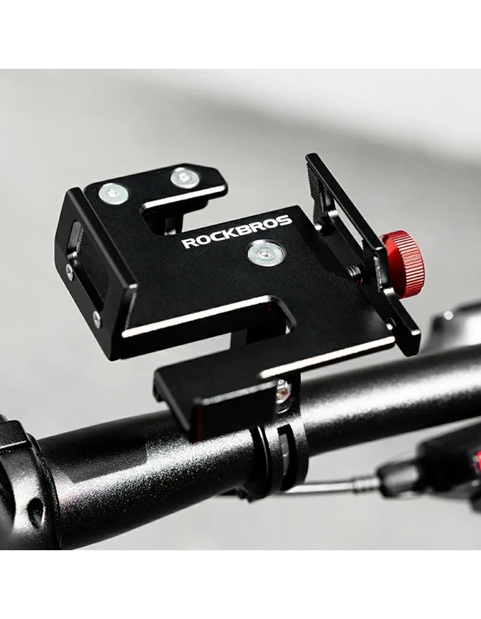 Rockbros 25210038101 clamp phone holder - black