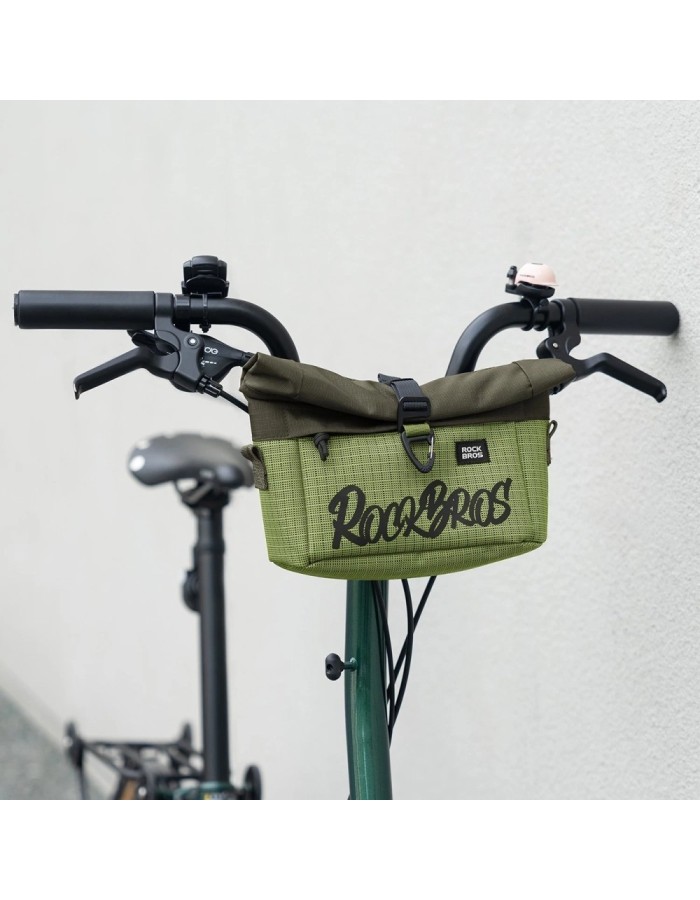 Rockbros W020 Dual-Purpose Front Bag, Bike/Shoulder - Green Rockbros W020 Dual-Purpose Front Bag, Bike/Shoulder - Green