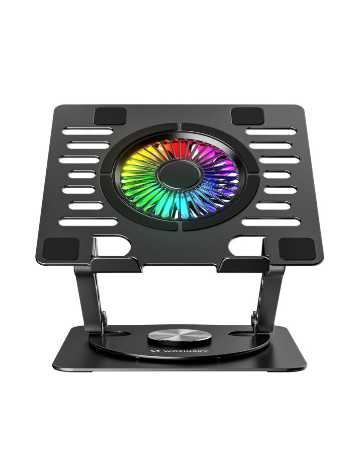 Wozinsky WDCX-X16-AS CoolBase RGB 360° Cooling Stand for Laptop and Tablet - Black Wozinsky WDCX-X16-AS CoolBase RGB 360° Cooling Stand for Laptop and Tablet - Black