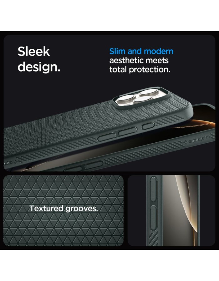Spigen Liquid Air Case for iPhone 16 Pro Max - Green