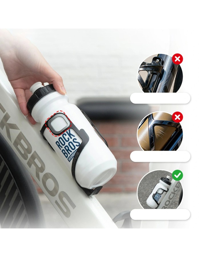 Rockbros BBC2504 Ultralight Aluminum Bottle Cage - Black