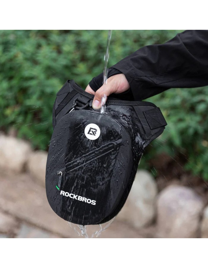 Rockbros AS-081 Motorcycle Thigh or Hip Bag 1L - Black Rockbros AS-081 Motorcycle Thigh or Hip Bag 1L - Black