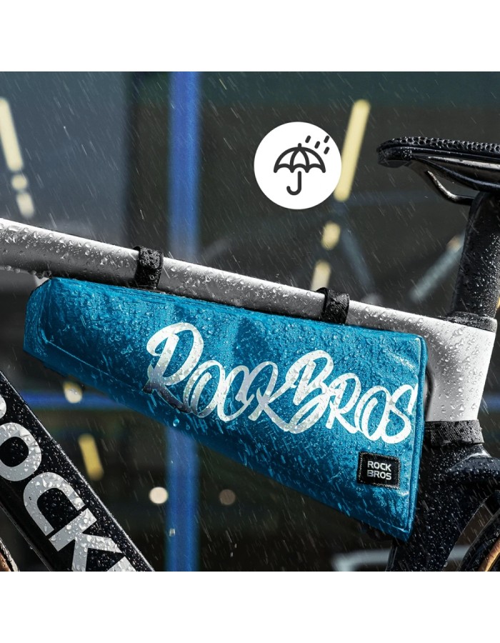 Rockbros G008 Flash Journey Triangle Frame Bike Bag XL 1.9 l - Blue Rockbros G008 Flash Journey Triangle Frame Bike Bag XL 1.9 l - Blue