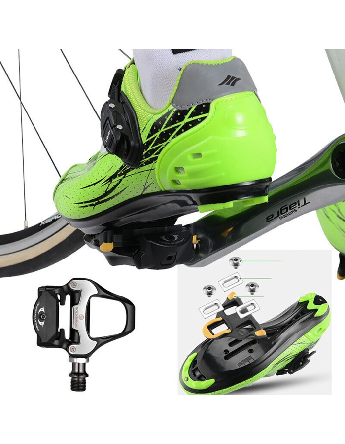 Rockbros LP-RD2BK SPD system pedal cleats - black Rockbros LP-RD2BK SPD system pedal cleats - black