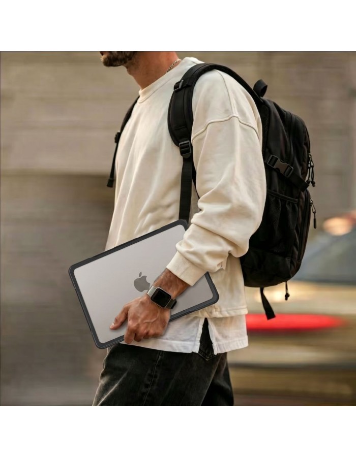Tech-Protect Velar Case for MacBook Pro 14" 2021 / 2023 / 2025 / 2026 - Transparent Black Tech-Protect Velar Case for MacBook Pro 14" 2021 / 2023 / 2025 / 2026 - Transparent Black