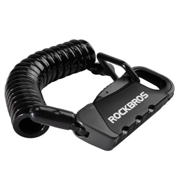Rockbros RBK6N Combination Bike Lock - Black