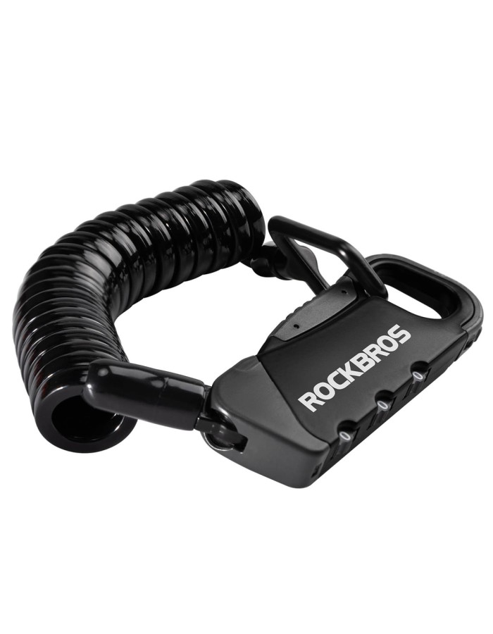 Rockbros RBK6N Combination Bike Lock - Black Rockbros RBK6N Combination Bike Lock - Black
