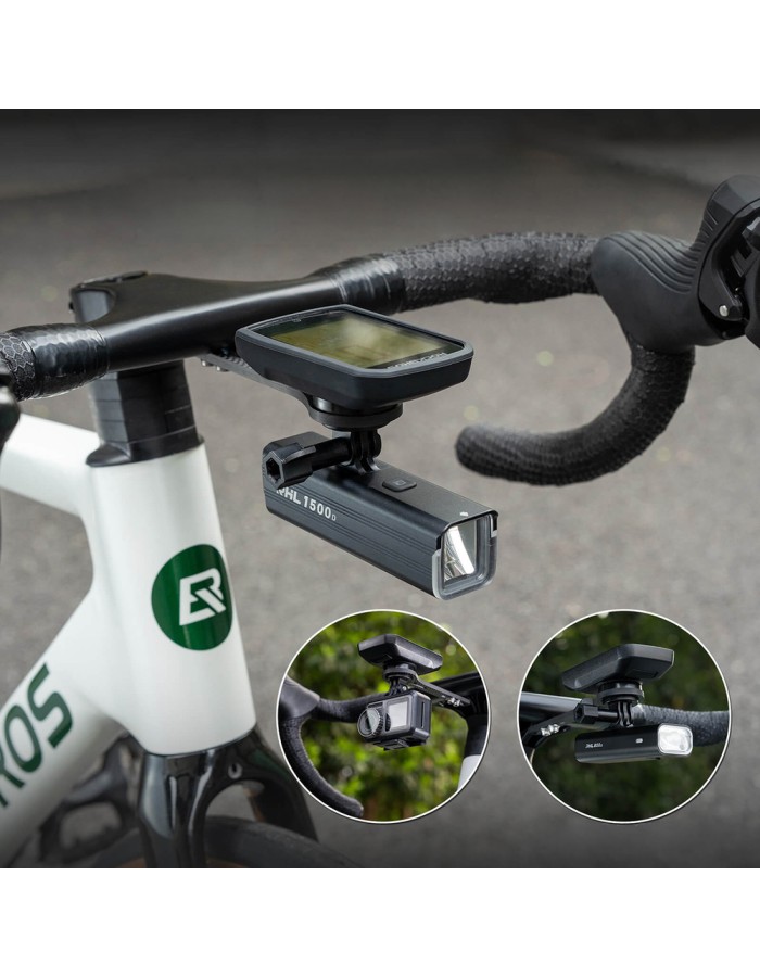 Rockbros FK-307W Carbon Fiber Bike Computer Mount - Black Rockbros FK-307W Carbon Fiber Bike Computer Mount - Black