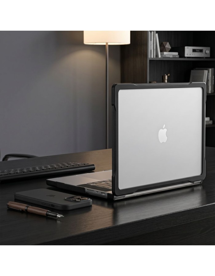 Tech-Protect Velar Case for MacBook Pro 16" 2021 / 2023 / 2025 / 2026 - Transparent Black Tech-Protect Velar Case for MacBook Pro 16" 2021 / 2023 / 2025 / 2026 - Transparent Black