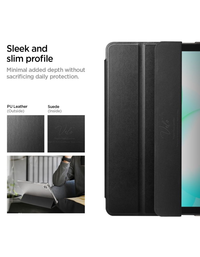 Spigen Smart Fold Case for Samsung Galaxy Tab A9 / A11 - Black Spigen Smart Fold Case for Samsung Galaxy Tab A9 / A11 - Black
