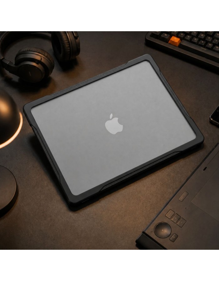 Tech-Protect Velar Case for MacBook Pro 16" 2021 / 2023 / 2025 / 2026 - Transparent Black Tech-Protect Velar Case for MacBook Pro 16" 2021 / 2023 / 2025 / 2026 - Transparent Black