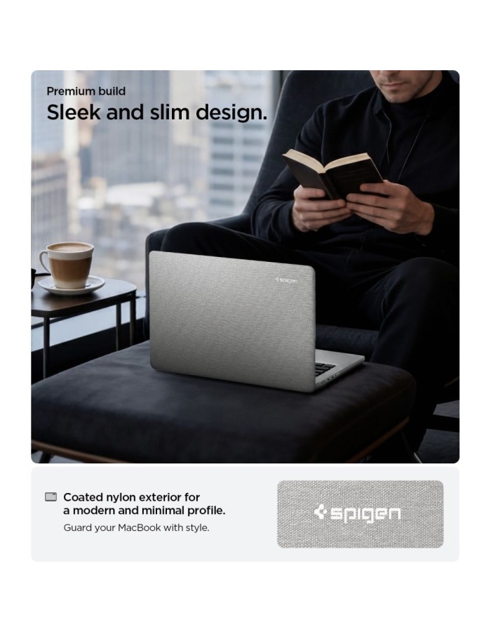 Spigen Urban Fit Case for MacBook Pro 14" 2021 / 2023 / 2024 / 2025 / 2026 - Gray