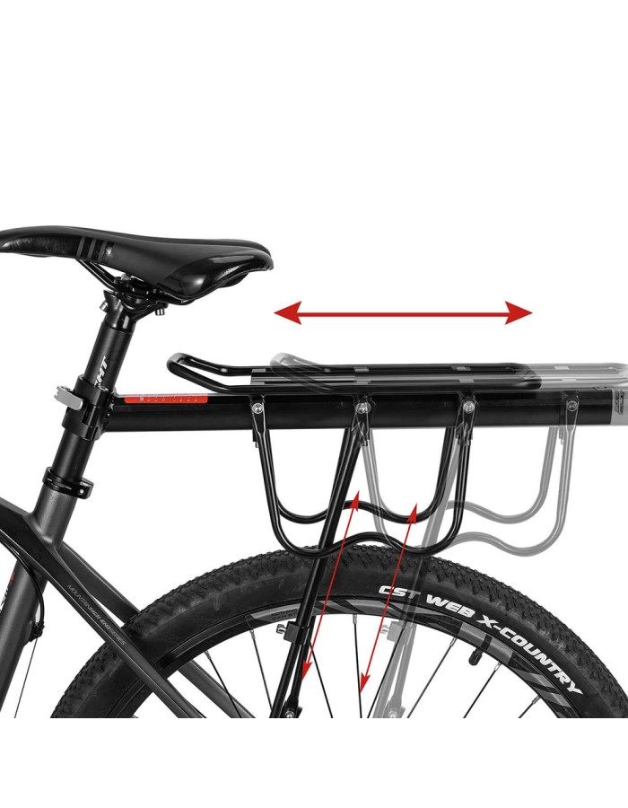 Rockbros Shelves bike rack - rear, seatpost, quick release Rockbros Shelves bike rack - rear, seatpost, quick release