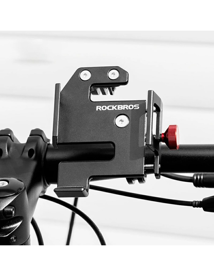 Rockbros 25210038101 clamp phone holder - black
