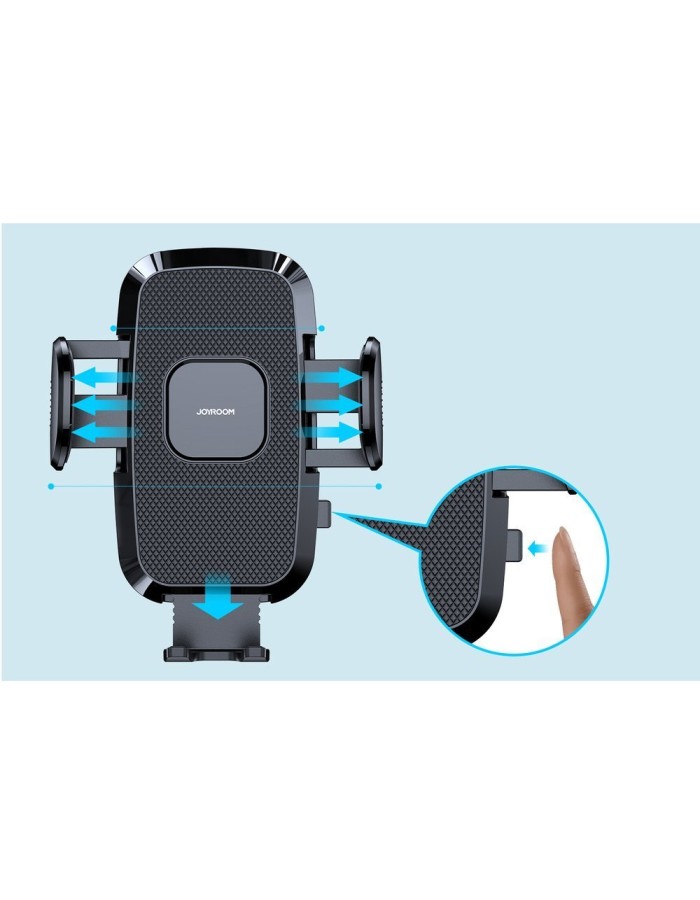 Joyroom car phone holder with telescopic extendable arm for dashboard and windshield black (JR-ZS259) Joyroom car phone holder with telescopic extendable arm for dashboard and windshield black (JR-ZS259)