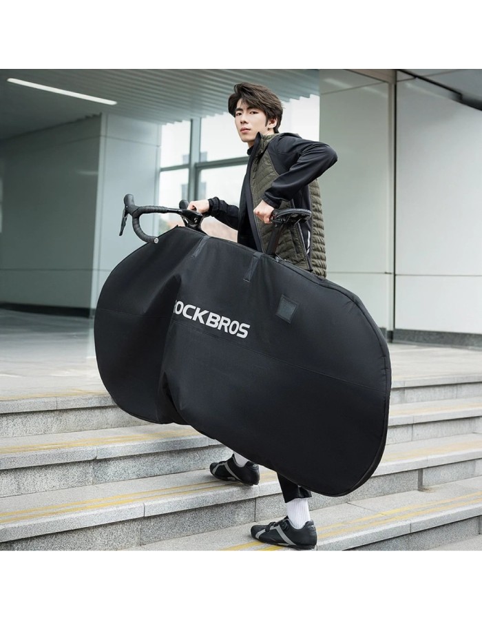 Rockbros D002 Elastic Carrying Case for 26" Road and Mountain Bikes - Black Rockbros D002 Elastic Carrying Case for 26" Road and Mountain Bikes - Black