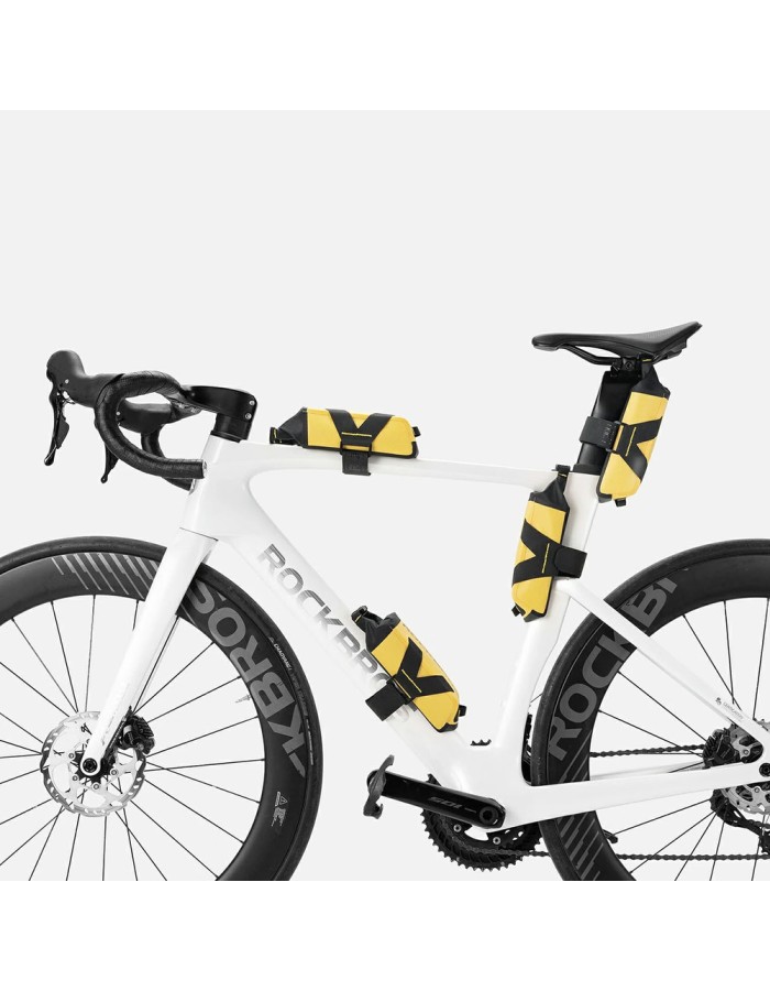 Rockbros AS-161 Down Tube Bike Bag Waterproof 1L - Yellow