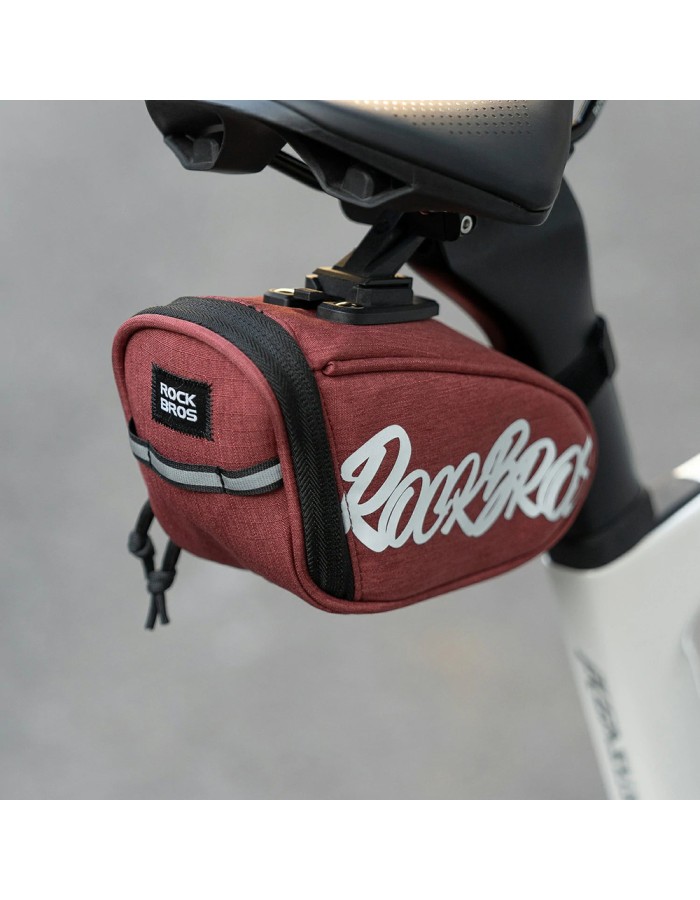Rockbros G007 Flash Journey Saddle Bag 0.8 l - Red Rockbros G007 Flash Journey Saddle Bag 0.8 l - Red