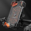 Rockbros HW-117 Handlebar Clamp Phone Holder - Black and Orange Rockbros HW-117 Handlebar Clamp Phone Holder - Black and Orange