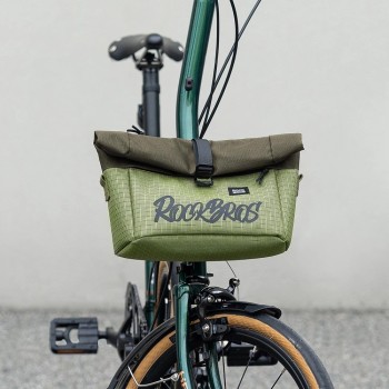 Rockbros W020-1 Foldable Handlebar Bicycle Bag - Green Rockbros W020-1 Foldable Handlebar Bicycle Bag - Green