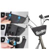 Rockbros G011 Flash Journey trapezoidal handlebar bike bag 0.7 l - black Rockbros G011 Flash Journey trapezoidal handlebar bike bag 0.7 l - black