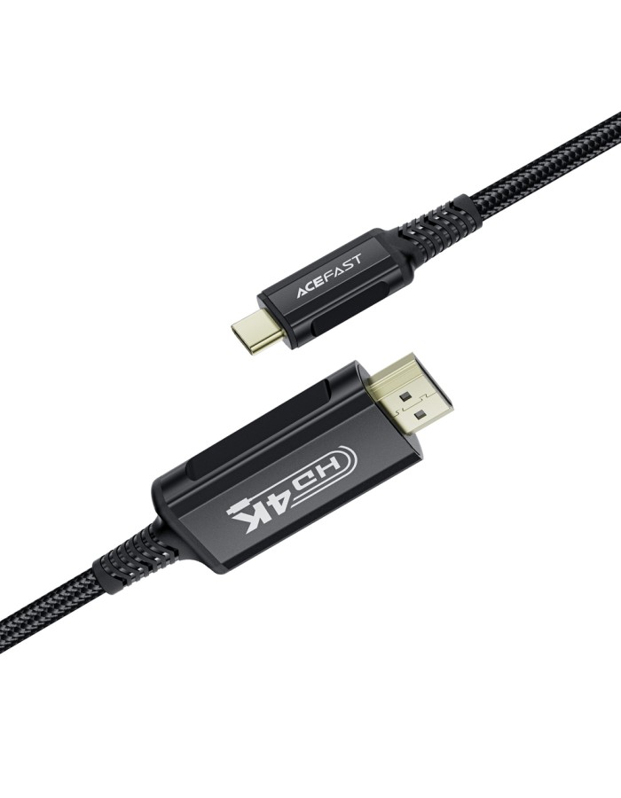 Acefast C1 USB-C/HDMI Video Cable 4K 60Hz HDR 1.8m - Black Acefast C1 USB-C/HDMI Video Cable 4K 60Hz HDR 1.8m - Black
