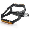 Rockbros C700 Reflective Aluminum Platform Bicycle Pedals - Black Rockbros C700 Reflective Aluminum Platform Bicycle Pedals - Black