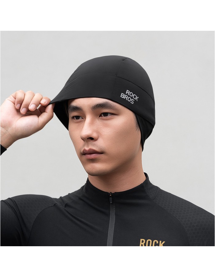Rockbros M015 Winter Reversible Cycling Cap Size 54-61 cm - Black Rockbros M015 Winter Reversible Cycling Cap Size 54-61 cm - Black