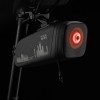 Rockbros AS-141 Lightweight Bicycle Seat Bag with Smart Rear Light - Black Rockbros AS-141 Lightweight Bicycle Seat Bag with Smart Rear Light - Black