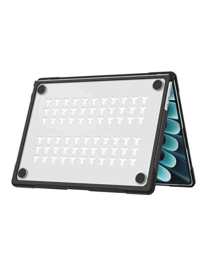 Tech-Protect Velar Case for MacBook Air 13" 2023 / 2024 / 2025 / 2026 - Transparent Black Tech-Protect Velar Case for MacBook Air 13" 2023 / 2024 / 2025 / 2026 - Transparent Black