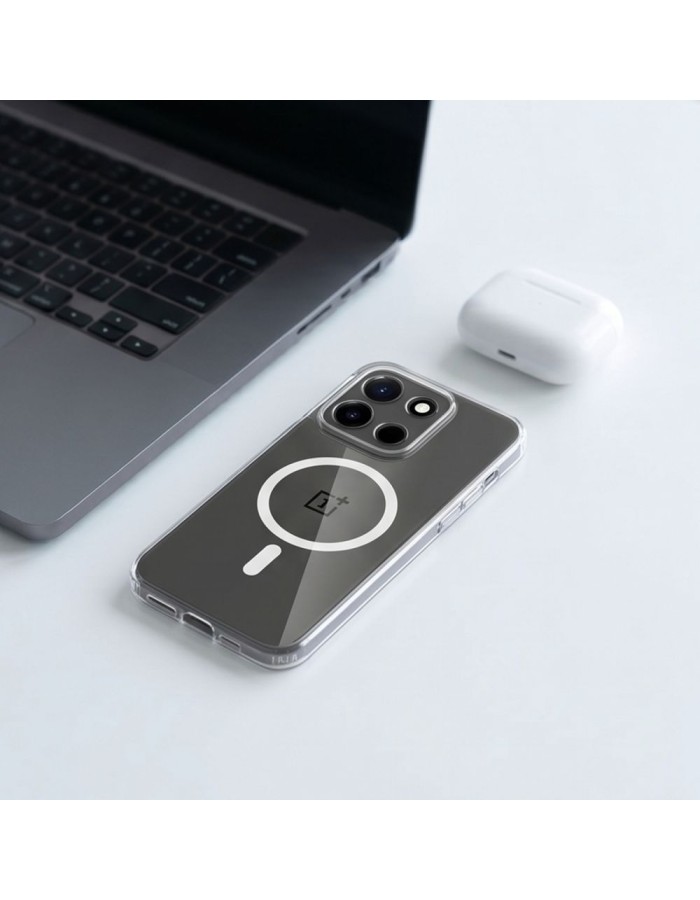 Tech-Protect FlexAir Hybrid MagSafe Case for OnePlus Nord 6 - Transparent