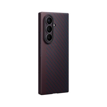 Samsung Carbon Magnet Case for Samsung Galaxy Z Fold 8 Ultra compatible with MagSafe + 2 anti-reflective films - red
