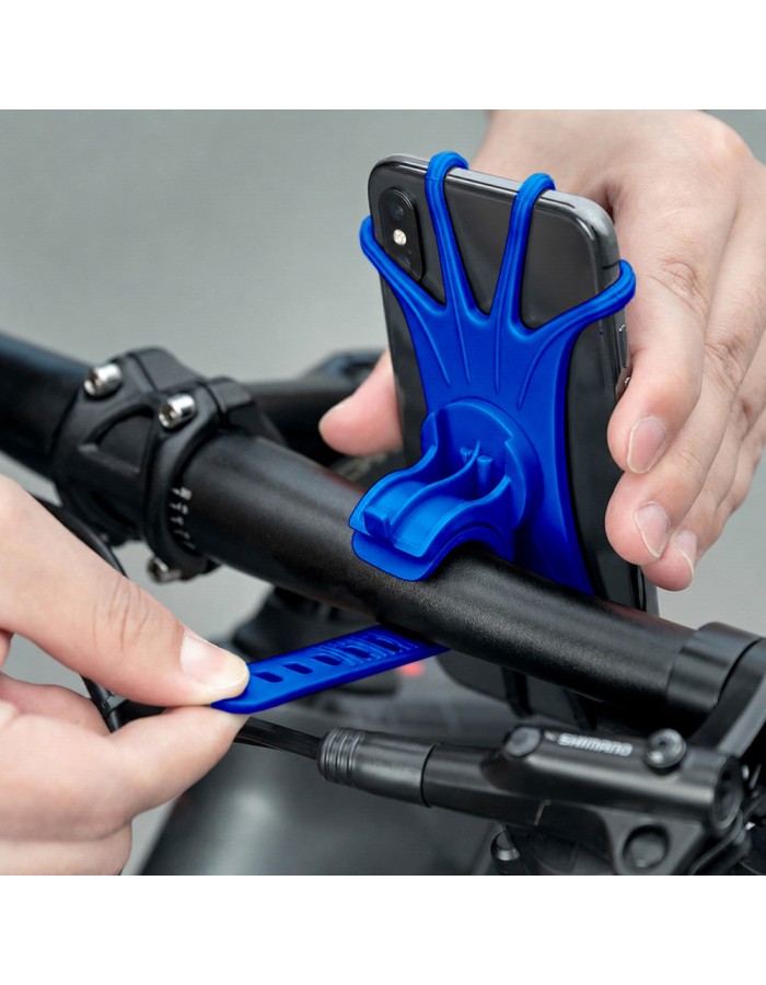 Rockbros LF436 Handlebar Clamp Phone Holder - Blue