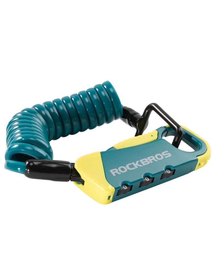 Rockbros RBK6N Combination Bike Lock - Turquoise Rockbros RBK6N Combination Bike Lock - Turquoise