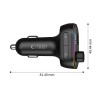 Tech-Protect CC07 3-Port PD 54W Car Charger + Bluetooth FM Transmitter - Black Tech-Protect CC07 3-Port PD 54W Car Charger + Bluetooth FM Transmitter - Black