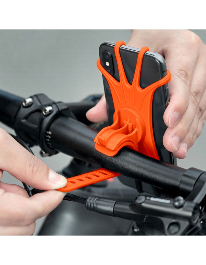 Rockbros LF436 Handlebar Clamp Phone Holder - Orange