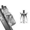 Rockbros RKL02 Aluminum Bottle Cage - Black and Silver Rockbros RKL02 Aluminum Bottle Cage - Black and Silver