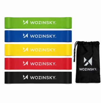 Mini resistance bands Wozinsky WGO-5 activation bands made of latex - 5 pcs. Mini resistance bands Wozinsky WGO-5 activation bands made of latex - 5 pcs.
